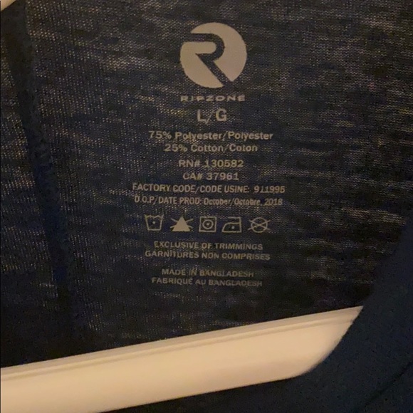 Rip zone blue t shirt size large - Picture 2 of 3